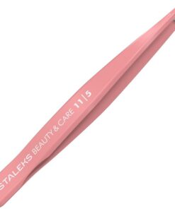 Staleks Pince à épiler pour sourcils TBC-11/5 en Acier inoxydable Rose Elegant