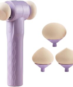 Éponge à de Teint Douce Haute Vitesse Électrique Sec Et Humide | Outil Éponge De Mélangeur Pour Femmes Maman Fille Petite Amie Filles Adultes Amoureux
