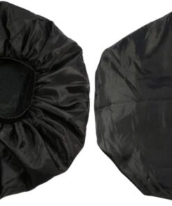 HEMOTON Lot De 2 Bonnets De Nuit Élastiques Taille Très Grosse En Tissu Léger Et Respirant Pour Soins Capillaires Femme Protection Cheveux Sommeil Confortable Noir