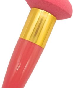 VALICLUD Éponge à Maquillage avec Manche en Plastique Légère et Souple pour Fond de Teint, Utilisation Humide ou Sèche, Outil Polyvalent pour Maquillage Visage