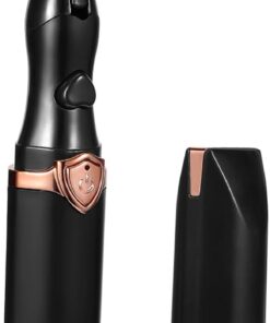 OUNONA Recourbe-cils Électrique Portable Réglage 3 Niveaux de Température, Matériau Abs Noir, Accessoire Câble Usb, Outil de Maquillage pour Femmes