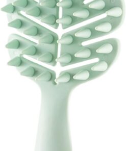 Brosse de massage du cuir chevelu, brosse à récurer en silicone à long | manche avec poils doux, brosse de nettoyage en profondeur pour cuir chevelu pour femme, outil de soins capillaires confortabl