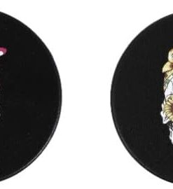 Healeved 2 Ensembles Miroir De Maquillage Tête De Mort Accessoires Petit Miroir De Maquillage Miroire Maquilleuse Vanity Mirror Miroir Cosmétique Tête De Mort Miroir Argenté 2 Pièces * 2