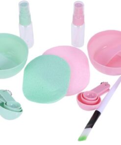 VALICLUD 2ensemble Bol à Masque Facial Gel De Silice Ensemble De Bols Pour Masques Pinceau Silicone Cuillère Doseuse Kit Outils Pour Femmes