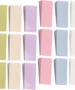 Kit de 48 Éponges pour Nail Art en Mousse, Forme Unique | Dégradé et Maquillage, Usage Personnel, Lot Pratique pour Outils de Beauté