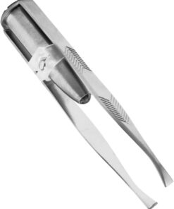 Pince à épiler lumineuse Outils cosmétiques faciaux, et tondeuse | Pince à épiler les sourcils en acier inoxydable avec lumière LED Outils de beauté et trimmer pour hommes, femmes, experts,
