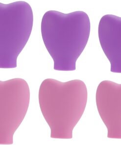 VICASKY Pochette Silicone pour Pinceaux de Maquillage Lot de 6 Protection Imperméable Rangement Facile Accessoires pour Pinceaux Cosmétiques Séchage Rapide Après Nettoyage
