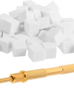 VICASKY 50pièces Éponge à Manucure Ensemble Outils De Maquillage Nail Art Pour Dégradés Et Créations Uniques Accessoires Polyvalents Avec Éponge Et Brosse Remplaçable