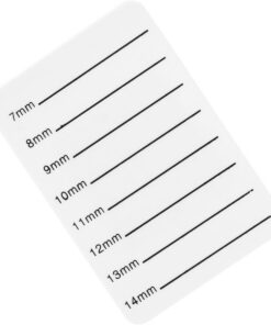 VALICLUD Plateau à Cils en Acrylique Blanc 7-14mm Outil de Greffe Pratique pour Extensions de Cils pour Usage Individuel ou Maquilleurs Professionnels