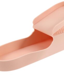 Housoutil Boîte De Rangement Silicone pour Pinceaux De Maquillage Étui De Voyage Pratique pour Outils Cosmétiques Capacité Élevée pour Femmes