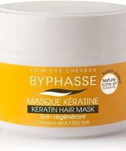 Byphasse LOT DE 4 - Masque capillaire à la kératine liquide pour cheveux secs et ternes - 250 ml