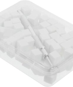 Set D’outils de Nail Art 101 Pièces en Acier Inoxydable et Éponge | Dégradé pour Manucure, Application Lisse et Précise, pour Artistes Ongulaires Professionnels