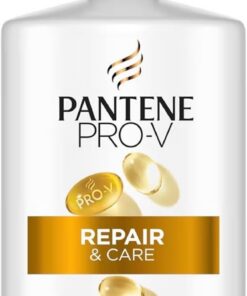 Pantene Pro-V Repair & Care Shampooing 1000 ml Distributeur à pompe Pour cheveux fragiles, secs et abîmés Nettoie en douceur Protège les liaisons capillaires Sans silicone, huiles minérales et