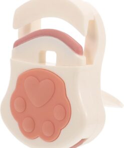 ULTECHNOVO Recourbe-cils Blanc de Patte de Chat en PC et Silicone, Facile à Utiliser, pour Voyage et Maison, Outil pour Courber les Cils des Femmes