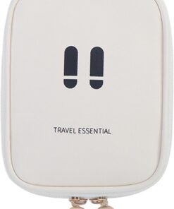 Trousse de toilette Compact Léger Multi-Compartiments | Petit Contenant Cosmétique Pochette Rangement Randonnée Déplacements Maison Voiture Extérieur Affaires