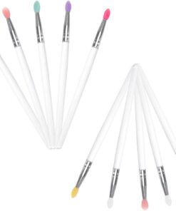 Healvian 10pièces Pinceaux Maquillage Yeux Applicateur Fard Paupières Set Kit Outils Cosmétiques