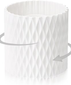 Organiseur de maquillage - 5 compartiments - Rotatif à 360° - Pour pinceaux de maquillage - Pour rouges à lèvres, peignes, outils de beauté