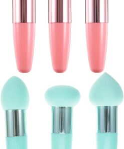 VALICLUD Stylo Fond de Teint Éponge Lot de 6, Stylo Maquillage Multi-Usages, Moyen, Outil de Maquillage Voyage, Application Confortable