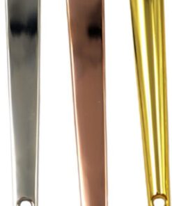 Healeved Spatules Accessoire Pratique pour Soins du Visage en Alliage de Zinc pour Crème Visage Lot de 3 Couleur Aléatoire Outil pour Mélanger et Tester Lotions et Masques