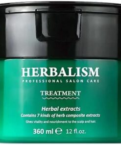 LA'DOR Herbalism Hair Treatment 360 ml Masque Capillaire Herbes Soin Intensif Cheveux Contient 20 Types d'Acides Aminés 7 Types d'Extraits Plantes Nourrissent Hydratent