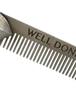 Peigne Acier Inoxydable Pour Hommes Peigne Fin Anti-pelliculaire Pour Coiffage Précis Et Confortable Outil De Soins Capillaires Et Facile à Nettoyer