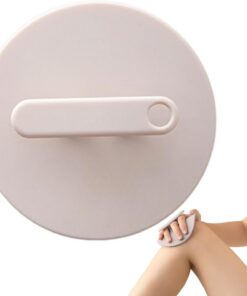 Silicone Bath Brush - Round Body Scrubber, Ergonomic Cleaning Tool for Apartments, Non-Slip Handle Grip with Easy Storage, Hygiene Product, Portable Washer for Adults and Teens