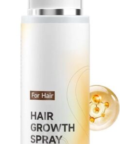 Spray de Croissance Capillaire 60ml Nourrissant Épaississant Naturel | Soin Capillaire Huile Stimulant la Pousse Pour Réparation Cheveux Fins Secs Abîmés Frisés et Beauté