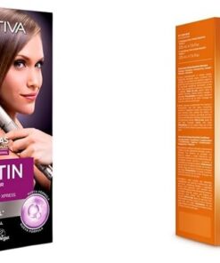 KATIVA – Kit Lissage Brésilien Végétalien Xpress à Double Kératine et Lot 2 Soins Lissage Brésilien – Shampooing + Après-Shampooing