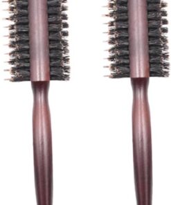 Healeved 2pièces Peigne à Boucler Poils Raides Brosse Ronde Petite Pour Cheveux Bouclés Soin Capillaire Et Massage Lot