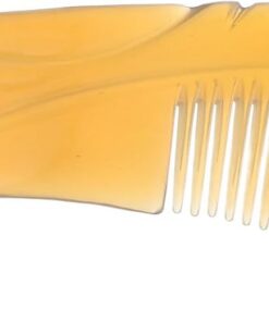 Artibetter Peigne en Corne de Bœuf 16 Cm Peigne à Massage Démêlant Antistatique Cuir Chevelu Adapté aux Hommes et Femmes Outil Naturel pour Soins Capillaires