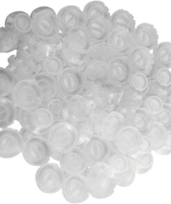 Ciieeo 300 Coupelles pour Extensions de Cils, Plastique Rigide, Support Anti-déversement, Lot de 3 Paquets de 100 Pièces, Outil Professionnel pour Salon de Beauté et Usage Domicile