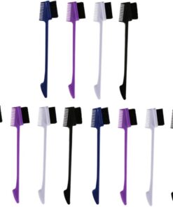Healeved 12pièces Brossettes à Sourcils Et Brosse à Cheveux Cassés Outils De Maquillage Multifonctionnels Accessoires Cosmétiques Mélangées