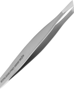 Vj Pince à épiler Staleks TE-20 Outils de beauté Instruments pour épilation des sourcils esthéticienne (type 3)