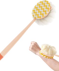Shower Bath Brush - Soft Bristle Loofah Scrubber for Body | Deep Cleansing with Scrub Tool, Loofah Soft Bristle for Men Women Arms Legs Back, Ideal for Home Apartment Dorm and Hotel Use