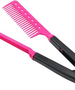 Healvian 4pièces Peigne à Cheveux v Outil De Coiffure Pour Démêlage Et Soin Capillaire Lot De Pincettes Simples Et Pratiques