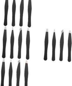 Healeved 16pièces Outils De Acier Pince à Épiler Et Clips Pour Sourcils Kit De Maquillage Pratique Pour Épilation Sourcils