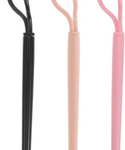 VALICLUD Peigne à Cils en Acier Inoxydable et Plastique, Séparateur Précis pour Mascara, 3 Pièces, Léger, pour Maquillage des Yeux