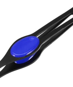 VOCOSTE Pince à sourcils antidérapante pour femme, bleu, 9,6 x 1,6 cm