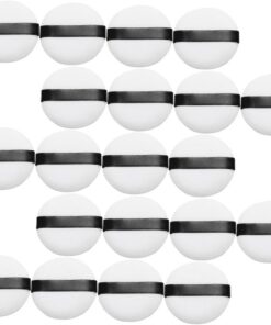 Housoutil 20pièces Lot De Éponges à Maquillage Confortables Petits Disques Démaquillants Et Accessoires