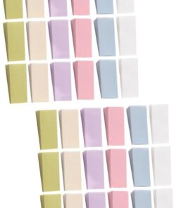 Healeved 96pièces Éponge De Manucure Dégradée Outils De Maquillage Cosmétique Multi-usage Pour