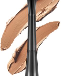 Pinceaux De Contour Forme En U Double Embout Estompage Sculpture Définition | Pinceau Visage 2 en 1 Outil Cosmétique Contouring Estompage Sculpture Définition Pour Pommettes Nez