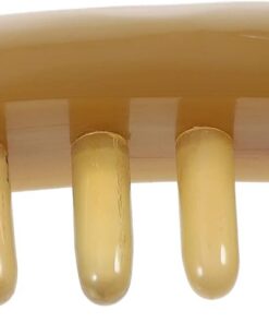 Healvian 1pièce Peigne De Massage Corne De Buffle Pour Soins Capillaires Outil De Grattage Massage Scalp Pour Et Femmes Portable Et