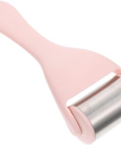 Healvian Rouleau De Massage Facial Rouleau à Glace Rouleau De Massage Du Visage Outil De Massage à Rouleaux De Glace Outil De Massage Du Visage Rouleau De Glace Acier Inoxydable Rose