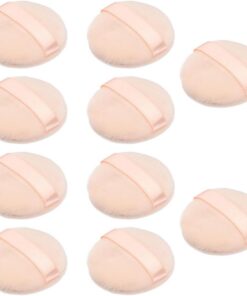 Houppette à Maquillage Ronde En Éponge Confortable 20 Pièces Taille Moyenne Pour Femmes Usage Visage Makeup Outil Léger Et Pratique