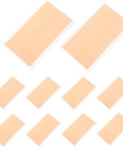 STOBAZA 10 Feuilles Ruban Adhésif Respirant pour Extensions de Cils, Accessoire Facile à Déchirer en Tissu Non Tissé, pour Séances D’extension de Cils, Feuilles 16 Autocollants