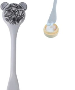 Brosse Visage Pour Femme Brosse Nettoyante Masseur Visage Cartoon Manuelle | Accessoire D'Pour Le Visage Outil Soin Peau Cartoon Maman Copine Nettoyage Facial Massage Auto-Soin Routine