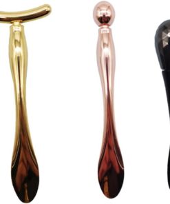 Healvian 3pièces Cuillères à Masque pour Yeux Outils de Maquillage Pratiques Applicateurs de Crème pour Visage Masseurs pour Yeux Couleur Aléatoire
