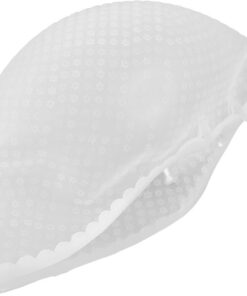 Ciieeo Bonnet de Cheveux à Mèches en Silicone Blanc Réutilisable avec Trous Pré-percés pour Routines de Soin Capillaire et Mise en Valeur des Cheveux