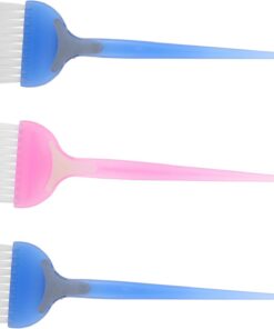 OUNONA 3pièces Brosse de Coloration pour Cheveux Kit Outils de Teinture Capillaire Soins pour Cheveux Couleur Aléatoire