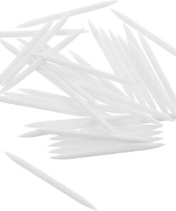 STOBAZA Lot de 50 Têtes de Pinceaux Eyeliner en Silicone Doux, Accessoires de Maquillage Faciles à Nettoyer, Adaptés à Divers Stylos Eyeliner pour Occasions Spéciales